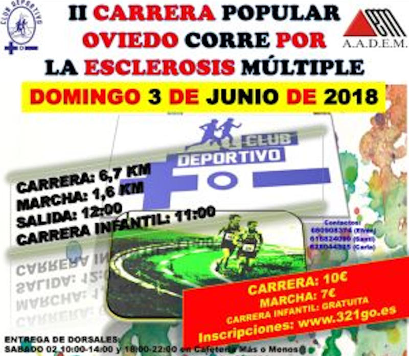 II Carrera poular Oviedo corre por la Esclerosis Múltiple