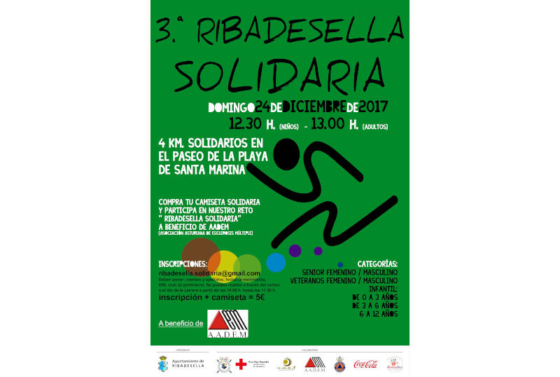 Cartel tercera Ribadella solidaria