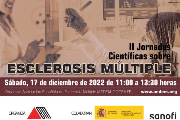 Cartel ii jornadas científicas sobre la esclerosis múltiple